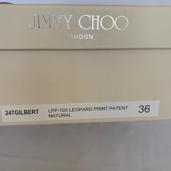 Jimmy Choo leopard print patent pumps - Picture 5 of 8